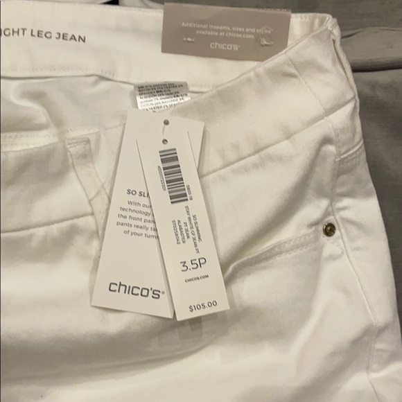 BRAND NEW UNWORN CHICOS SZ 18P STRAIGHT LEG JEAN - Picture 3 of 3